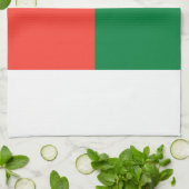 Madagaskar-vlag Theedoek (Gevouwen)