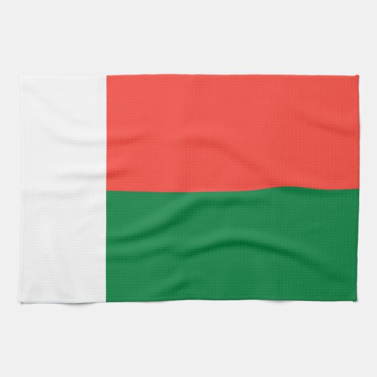 Madagaskar-vlag Theedoek (Horizontaal)