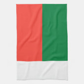 Madagaskar-vlag Theedoek (Verticaal)
