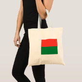 Madagaskar Vlag Tote Bag (Voorkant (product))