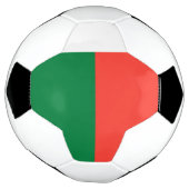 Madagaskar-vlag Voetbal (Gedraaid)