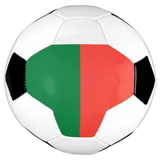 Madagaskar-vlag Voetbal (Gedraaid)