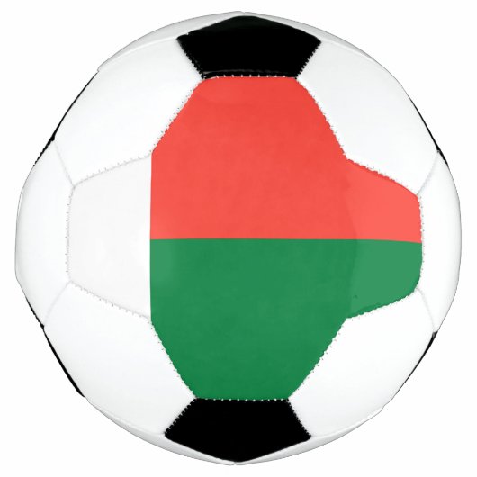 Madagaskar-vlag Voetbal (Voorkant)