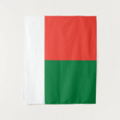 Madagaskar-vlag Wandkleed (Voorkant)