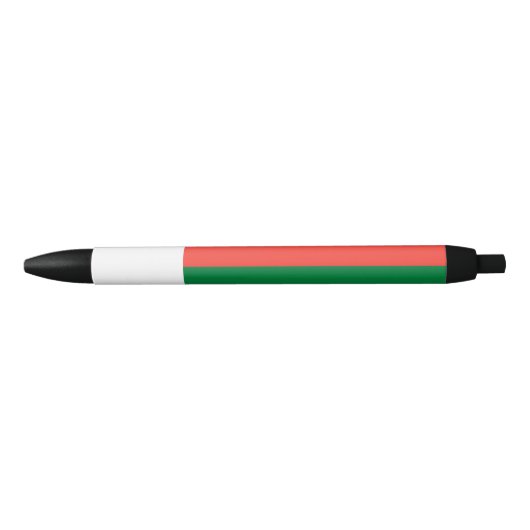 Madagaskar-vlag Zwarte Inkt Pen (Voorkant)