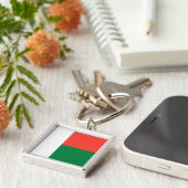Madagaskar-vlaggenSleutelhanger Sleutelhanger (Zijkant)
