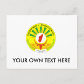 Madagaskar-wapenschild Briefkaart (Voorkant)