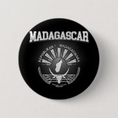 Madagaskar-wapenschild Ronde Button 5,7 Cm (Voorkant)