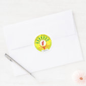 Madagaskar-wapenschild Ronde Sticker (Envelop)