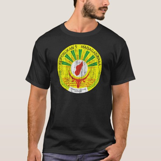 Madagaskar-wapenschild T-shirt (Voorkant)