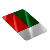 Madagaskar - Waving Flag - Magneet (Rechterzijde)