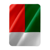 Madagaskar - Waving Flag - Magneet (Verticaal)