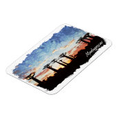 Madagaskarlaan van het Baobabs Panorama-Uitzicht Magneet (Linkerzijde)