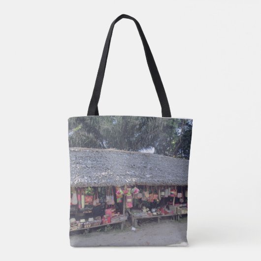 Madagaskarlandschap Tote Bag (Achterkant)