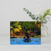 Madagaskarpostkaart Folie Feestdagen Briefkaart (Staand Voorkant)