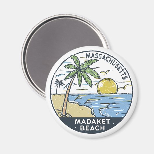 Madaket Beach Massachusetts  Magneet (Voorkant / Achterkant)