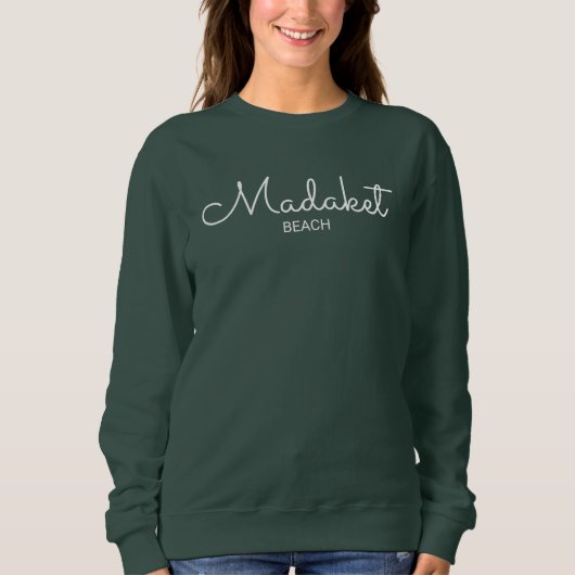 Madaket Sweatshirt Cursive (Voorkant)