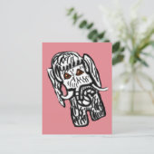 Madalynne The Mammoth Briefkaart (Staand voorkant)