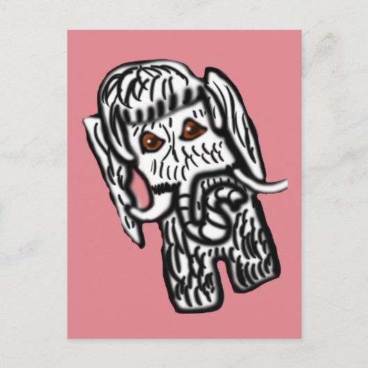 Madalynne The Mammoth Briefkaart (Voorkant)