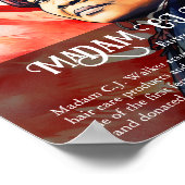 Madam CJ Walker Zwart Geschiedenis Maand Klaslokaa Poster (Hoek)