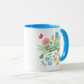 Madam Court Reporter Lente Bloemen Mok (Voorkant rechts)