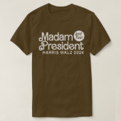 Madam Kamala en Tim 2024 TShirt (Design voorkant)