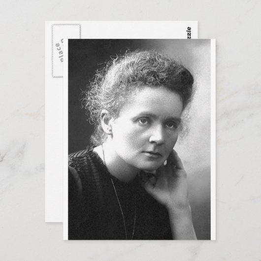 madam marie curie briefkaart (Voorkant / Achterkant)