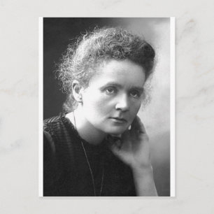 madam marie curie briefkaart
