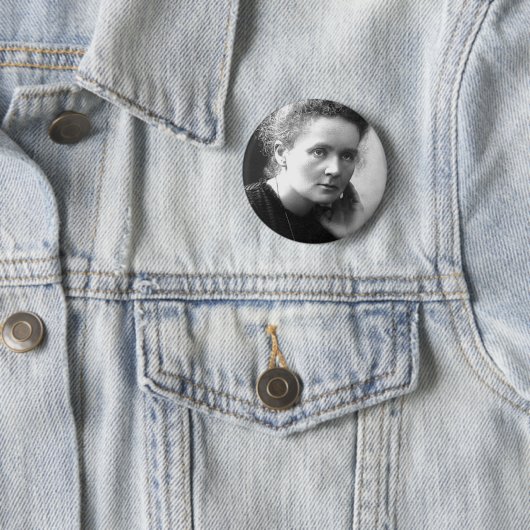 madam marie curie ronde button 5,7 cm (In situ)