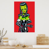 Madam Mars™/Femme Fatale Poster (Keuken)
