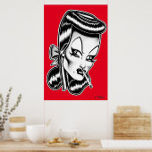 Madam Mars™/Glamour Portrait Poster (Keuken)