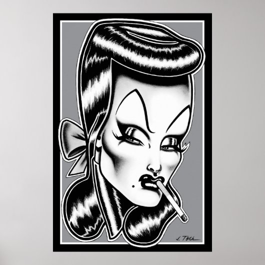 Madam Mars™/Glamour Portret Poster (Voorkant)