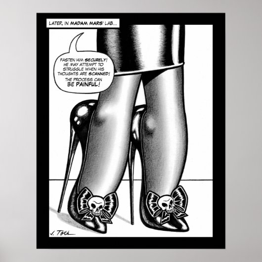 Madam Mars™/hoge hakken Poster (Voorkant)