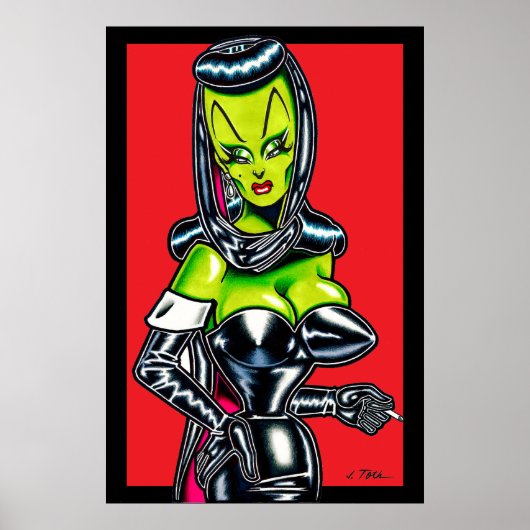 Madam Mars™/Hooded Glamour Poster (Voorkant)
