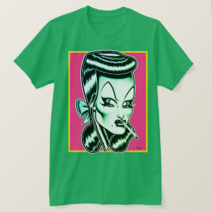 Madam Mars™/Kosmische Kleuren/Groen T-shirt
