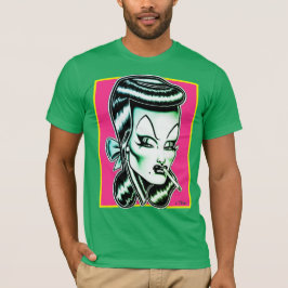 Madam Mars™/Kosmische Kleuren/Groen T-shirt