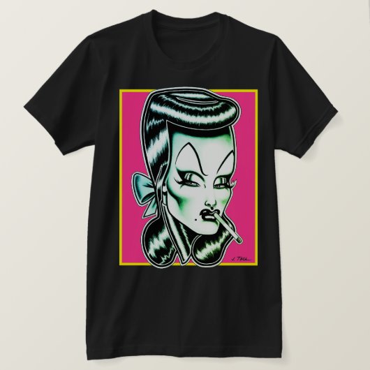 Madam Mars™/Kosmische Kleuren T-shirt (Design voorkant)