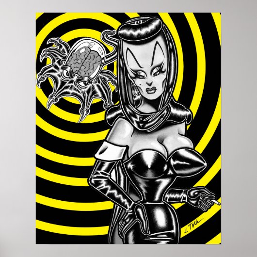 Madam Mars™/Pet Brain-Bat Poster (Voorkant)