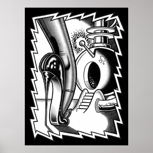 Madam Mars™/Teleportatie Kamer Poster (Voorkant)