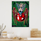 Madam Mechanism™/Mecha Spider  Poster (Keuken)