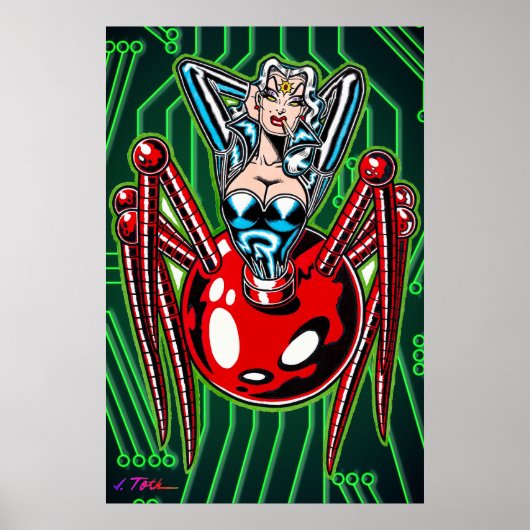 Madam Mechanism™/Mecha Spin Poster (Voorkant)