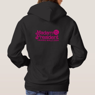 Madam President (en Tim) Kamala Harris & Tim Walz Hoodie