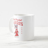 Madam President Harris 2024 Sneaker Meme Koffiemok (Voorkant links)