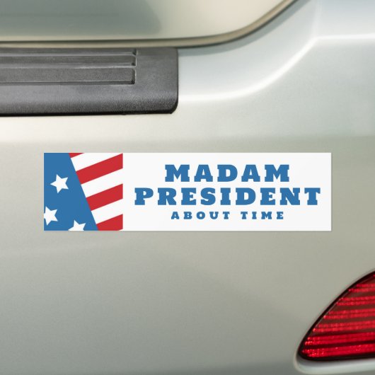Madam President Kamala Harris Bumpersticker (Op auto)