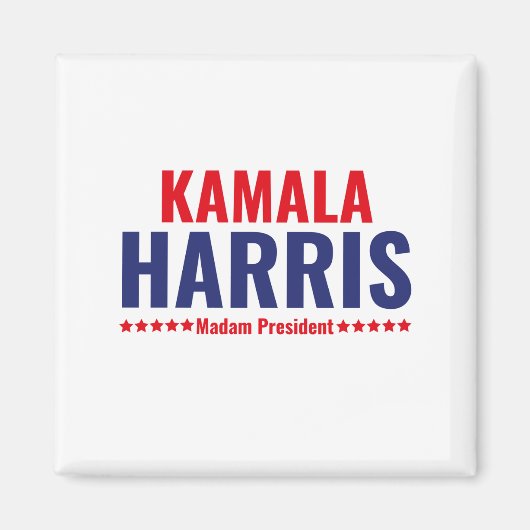 Madam President Kamala Harris Magneet (Voorkant)