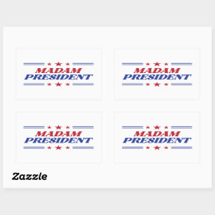 Madam President Kamala Harris Rechthoekige Sticker