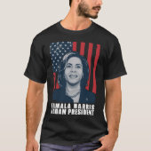 Madam President Kamala Harris T-shirt (Voorkant)