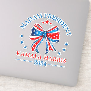 Madam President Kamala Harris Vinyl Cut Sticker