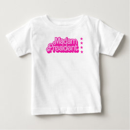 "Madam President" Roze Logo - Retro