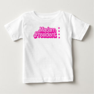 "Madam President" Roze Logo - Retro